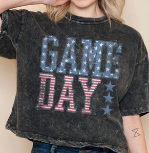 Game Day Crop Tee